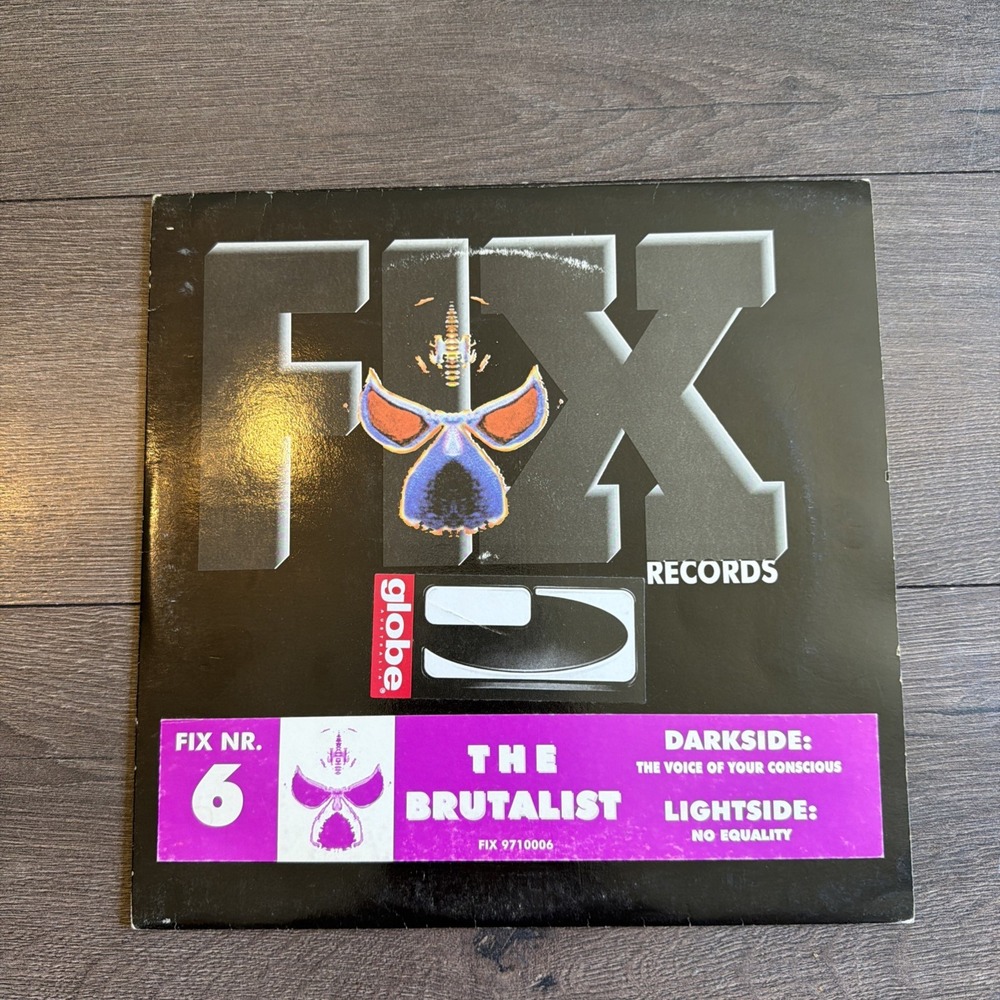 The Brutalist Fix Nr 6 Darkside 10" Vinyl Record Electric Acid Punk Gabber